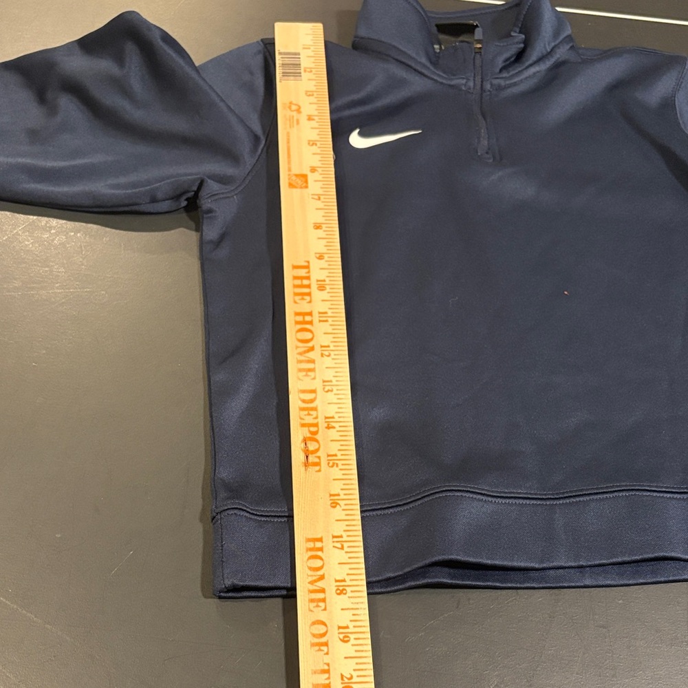 Nike Dark Blue Quarter-Zip Pullover - Picture 7 of 7